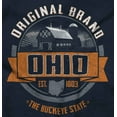 thumbnail image 2 of Ohio OH Farms Proud Local Farmer Men's Graphic T Shirt Tees Brisco Brands X, 2 of 4