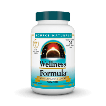 Source Naturals Wellness Formula Bio-Aligned Vitamins - Immune System Support Supplement & Immunity Booster - 90 Tablets