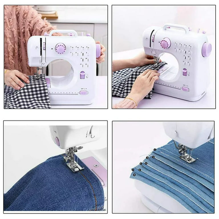 VIFERR Portable Sewing Machine, Mini Sewing Machine Handheld Electric Sewing  Machines 12 Stitches for Beginners Kids 