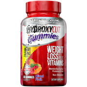 (2 pack) (2 pack) Gummies All-In-One Weight Loss Supplements Plus Multivitamins, 16 Vitamins & Minerals, 99% Caffeine Free, Mixed Fruit, 90 Count