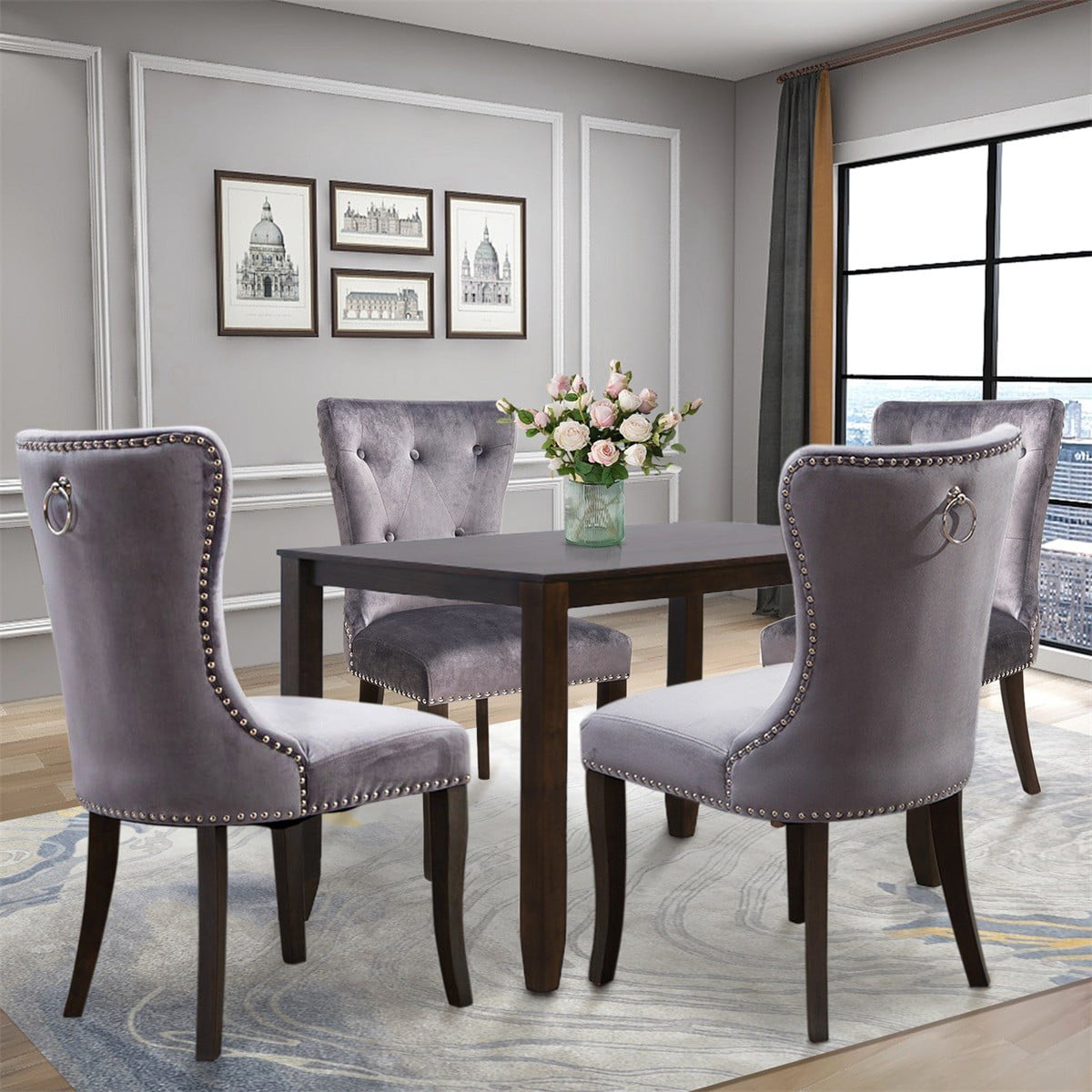 upholstered dining room chairs