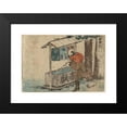 thumbnail image 2 of Katsushika Hokusai 18x14 Black Modern Framed Museum Art Print Titled - Librable (1804), 2 of 5
