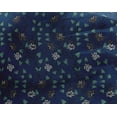 thumbnail image 4 of oneOone Georgette Viscose Fabric Leaves & Floral Block Printed Craft Fabric BTY 42 Inch Wide, 4 of 5