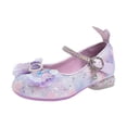 thumbnail image 4 of Gyujnb Toddler Girls Glitter Butterfly Mary Jane Shoes Low Heel Rhinestone Strap for Formal Parties,7-8 Years, 4 of 8