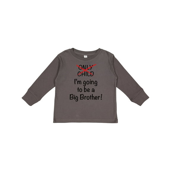 Inktastic I'm Going to Be a Big Brother Boys Long Sleeve Toddler T-Shirt