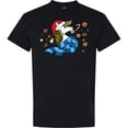 thumbnail image 3 of Inktastic Cute Christmas Unicorn with Cookies T-Shirt, 3 of 5