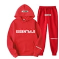 thumbnail image 1 of QIUPING Combinaison à Capuche, Pantalon à Manches Longues, Hip Hop, Unisexe, Pull à Capuche Roman, Combinaison à Capuche Alphabet, 1 of 4