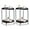 2 Pack Teatable-black, variant on Round End Table Mental 2-Tier Side Table Nightstand/Small Iron Tables Accent Coffee Table for Living Room Bedroom Office Small Space