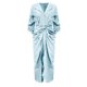thumbnail image 4 of Vestido Casual de Verano Con Abertura en La Horquilla Y Botones Sólidos de Manga Larga Para Mujer Odeerbi  ODB114272, 4 of 5