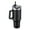 Black, variant on Swag Bottle 40oz White Reusable Stainless Steel Double Wall Vacuum Sealed with Handle Travel Tumbler with Lid and Straw