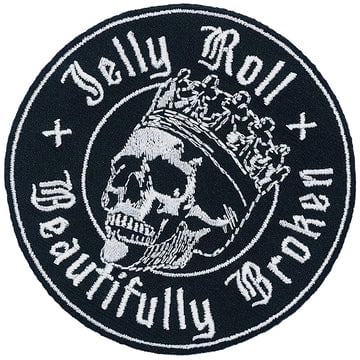 Jelly Roll Skull Seal 3.25" Patch