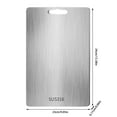 304 Stainless Steel Cutting Board - Large-Sized Cutting Boards for