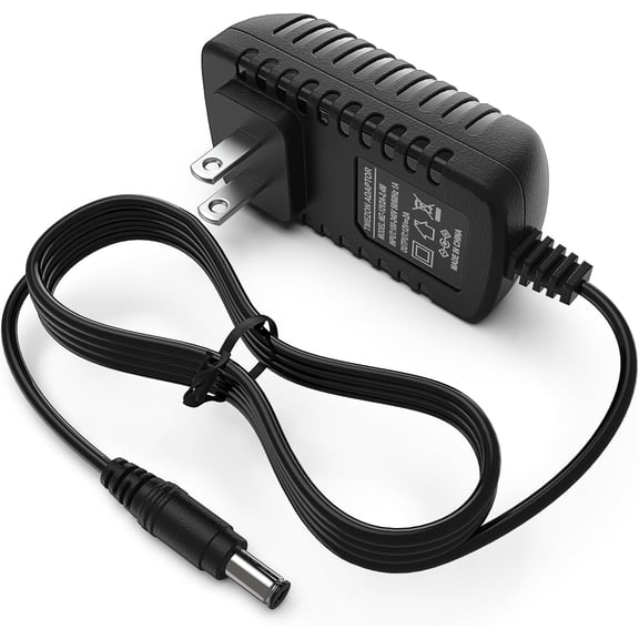 xixishop 12V 2A AC to DC Power Adapter, 2.1mm X 5.5mm Plug, 8 - Foot Cord, for LED Strips & More Devices