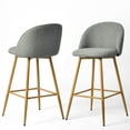 thumbnail image 6 of Homy Casa 26" Swivel Counter Height Bar Stools, Set of 2, Kitchen Island Chairs, Urban Grey, 6 of 9