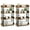Rustic Brown & Black, variant on Costway 1 PCS 4-Tier Bookshelf with Anti-Tipping Kit Industrial Storage Unit for Living Room Rustic Brown