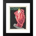 thumbnail image 2 of Reijer Stolk 14x18 Black Modern Framed Museum Art Print Titled - Design for Advertising for `Philips Lampen" (1906), 2 of 5