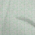 thumbnail image 1 of oneOone Cotton Poplin Light Green Fabric Travel Craft Projects Decor Fabric Printed By The Yard 42 Inch Wide, 1 of 4