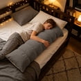 thumbnail image 4 of Dvumao Long Body Pillow 39.4 In Cotton for Bed Sofa Rest Support, 4 of 6