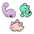 thumbnail image 2 of Broche de dinosaurio divertido de 3 uds, alfileres esmaltados, accesorios, Zulema Broches, 2 of 8