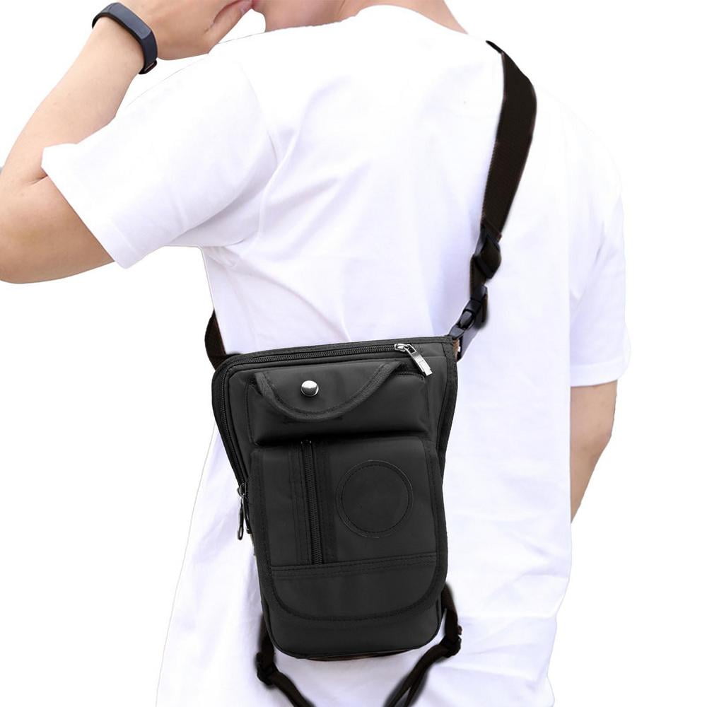 Canvas Waist Bag Outdoor Messenger Tactical Leg Bag Sports 