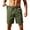 Army Green-A, variant on Men's Quick Dry Beach Shorts Elastic Waist Athletic Swim Trunks With Side Pockets For Sports Hiking Casual Daily Wear