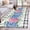Blue, variant on 2'x6' Rug Runners for Hallways Kitchen, Blue Pink Hydrangea Non Slip Entryway Beside Floor Carpet Runner, Eucalyptus Leaves Wooden Summer Botanical Laundry Room Bedroom Throw Rugs Mat for Family Pet