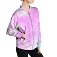 thumbnail image 6 of Vinsonshop Bomber Jackets for Women Zip Up Jackets for Women Outerwear for Women Business Casual Jackets for Women Womens Coats and Jackets Womens Jackets Dressy Casual Outerwear Pink XXL, 6 of 7