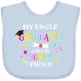thumbnail image 3 of Inktastic My Uncle Graduated and I'm Super Proud Boys or Girls Baby Bib, 3 of 4