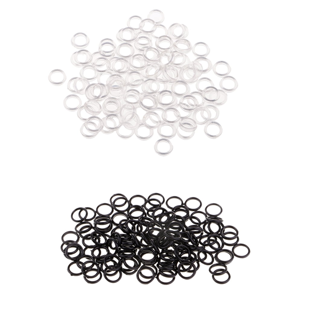 600x Nylon 6mm 8 Bra Strap Lingerie Adjustment Sliders Rings Clips Hooks Fig 