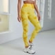 thumbnail image 2 of Gibobby Pantalones deportivos Pantalones de fitness de cintura alta teñidos con para mujer Pantalones de yoga de levantamiento de cadera de melocotón Medias de ejercicio Panta(Amarillo， M), 2 of 4