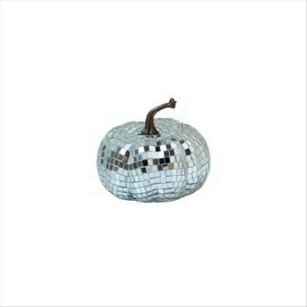Bola de Espejo de DISCO para Bar y Boda, Adornos, Calabaza, Bola de Discoteca de Calabaza, Decoración del Hogar de Halloween, 10cm