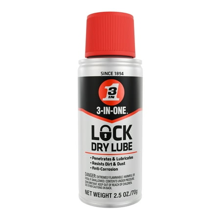 3-IN-ONE® Lock Lube, 2.5 Oz Spray