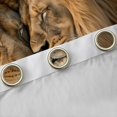 thumbnail image 4 of Feelyou 3D Wildlife Lion Black Out Curtains, Couple Anniversary Curtains Pack of 2 (42x63 Each), Teens Kids Boys Girl Bedroom Curtains, Window Curtains Bedroom Decor, 4 of 6