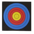 thumbnail image 3 of Practice  Target, 10  Portable Burr Free Printed Exquisite Stackable Square EVA  Target  for Kids for Outdoor, 3 of 8