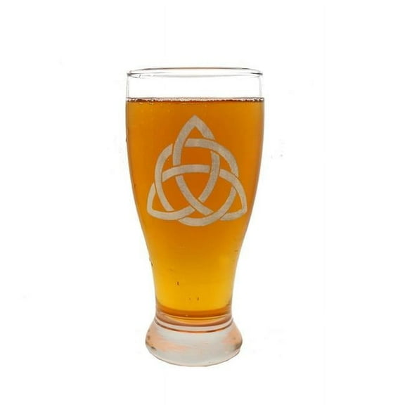 Lyoncraft PITR01 19 oz Trinity Knot Engraved Pint Glass