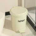 thumbnail image 4 of Kcavykas Trash Can Trash Cans for Outside Premium Foot Pedal Trash Can with Lid for Home Decor - Modern Sturdy Plastic Garbage Bin for Kitchen Bathroom and Office for Living Room, 4 of 8