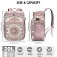 thumbnail image 4 of Ethnic Cooler Backpack - 20L Insulated Leakproof Lunch Bag, Retro Style for Outdoor Adventures, 4 of 6