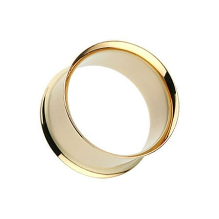 

Gold Plated Double Flared Ear Gauge Tunnel Plug