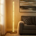 thumbnail image 6 of Benjara Lizy 62" Floor Lamp with Crystal- LED Metal Frame- Antique Brass, 6 of 7