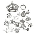 thumbnail image 2 of 17 piezas colgantes con corona DIY joyería cadena collar Hugo Mini colgante de corona, 2 of 10