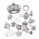 thumbnail image 2 of 17 piezas colgantes con corona DIY joyería cadena collar Hugo Mini colgante de corona, 2 of 10
