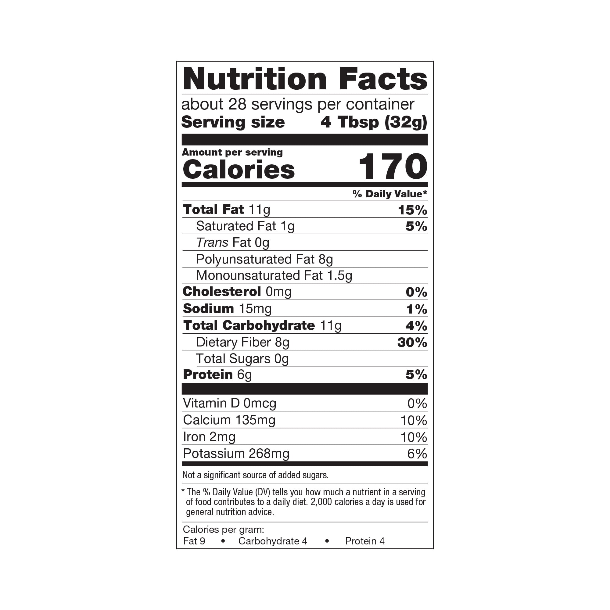 BetterBody Foods Organic Super Seeds, Chia Seeds, Flaxseed Meal, & Hemp Seeds, 32 oz