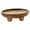Brown, variant on Kitchen Pans,Home Decor Essentials | Rustic Farmhouse Accents | Small Wooden Pedestal Stand | Versatile Decor for Bathroom & Kitchen | Stylish Storage Solution for Plants & Candles