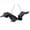 B, variant on Halloween Hanging Ornaments, Realistic Simulation Bat Pendants, Waterproof Spooky Bat Decorations, Lightweight Halloween Hanging Props for Door, Window, Wall, Ghost House, Party Indoor Outdoor Decor