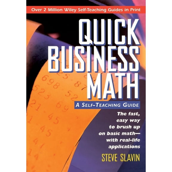 Pre-Owned Quick Business Math: A Self-Teaching Guide (Paperback) 0471116890 9780471116899