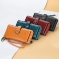 thumbnail image 4 of Nuevo bolso largo para mujer bolso de mano multifuncional con cremallera para teléfono móvil, 4 of 4