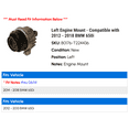 thumbnail image 2 of Left Engine Mount - Compatible with 2012 - 2018 BMW 650i 2013 2014 2015 2016 2017, 2 of 2