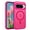 Hot Pink, variant on YINLAI for Google Pixel 9 Pro Case [Compatible with Mag-safe] Translucent Matte Magnetic Google Pixel 9 Case Slim Thin Shockproof Women Men Protective Phone Cases for Google Pixel 9/9 Pro,Black