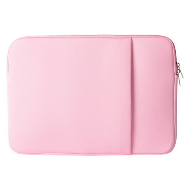 Cateissary Funda para portátil, funda para portátil, fundas para portátil con cremallera, protección a prueba de golpes, a prueba de polvo, Juegos de teclado y mouse para computadora Rosado