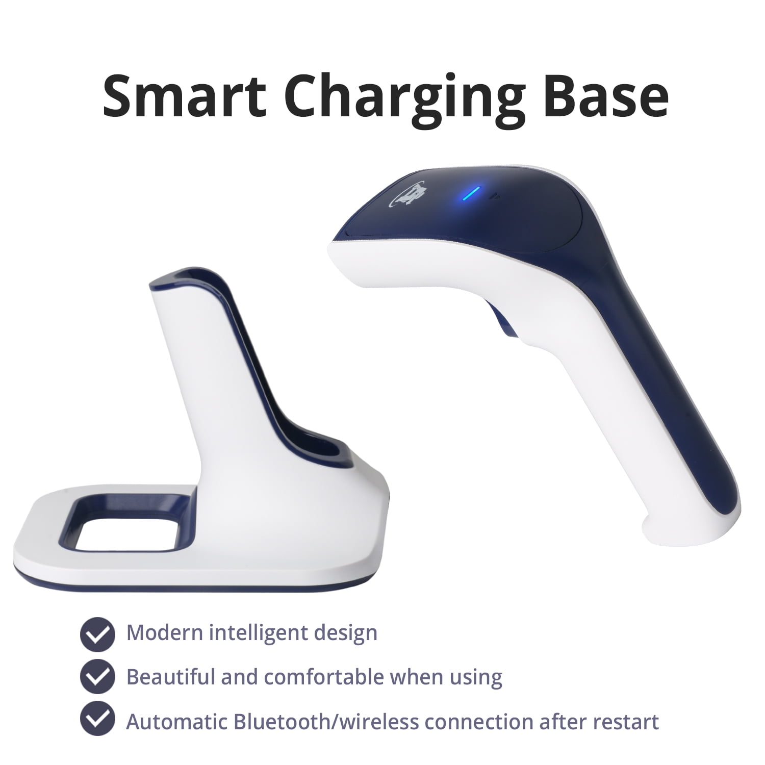 ScanAvenger SA3600 1D Wireless Barcode Scanner – Bluetooth, Wi-Fi, USB, Handheld/on-Counter